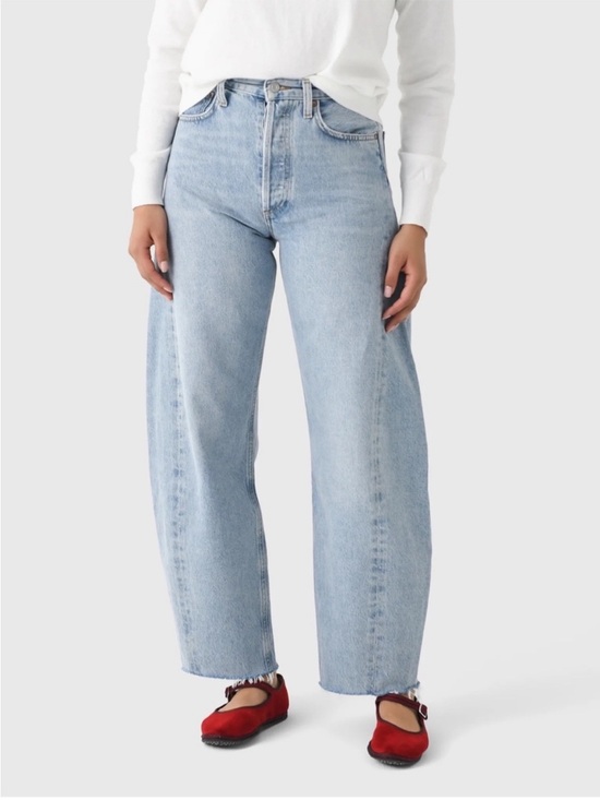 Agolde Denim - Agolde Light Wash Luna Jeans